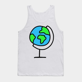 Cute Globe Tank Top